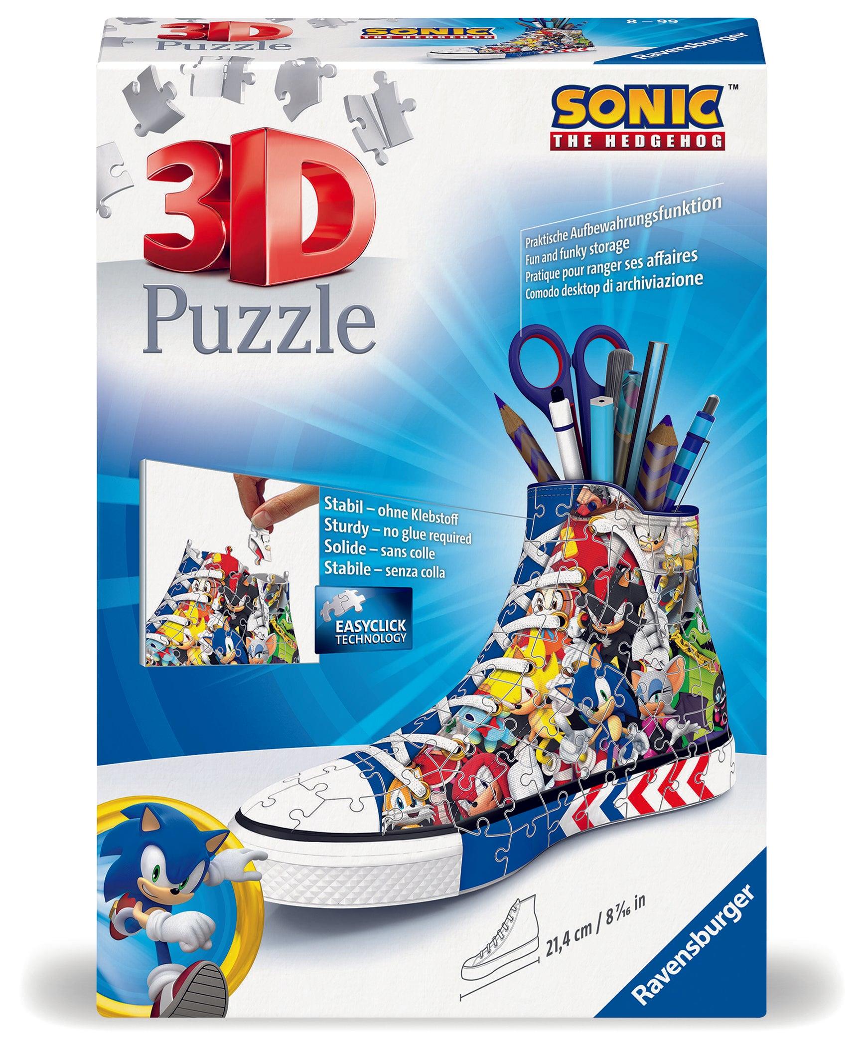 Sonic - The Hedgehog 3d Puzzle Sneaker (108 Pezzi) Ravensburger