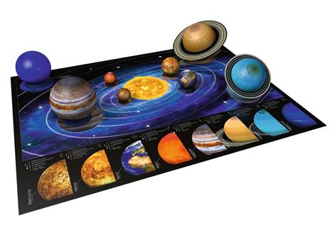 Ravensburger - 3D Puzzle Il Sistema Planetario, 540 Pezzi, 6+ Anni - 4