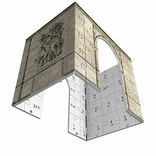 Ravensburger - 3D Puzzle Arco di Trionfo, Parigi, 216 Pezzi, 8+ Anni - 9
