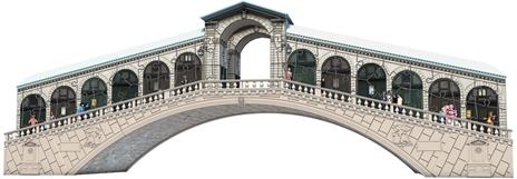 Ravensburger - 3D Puzzle Ponte Di Rialto, Venezia, 216 Pezzi, 8+ Anni - 4