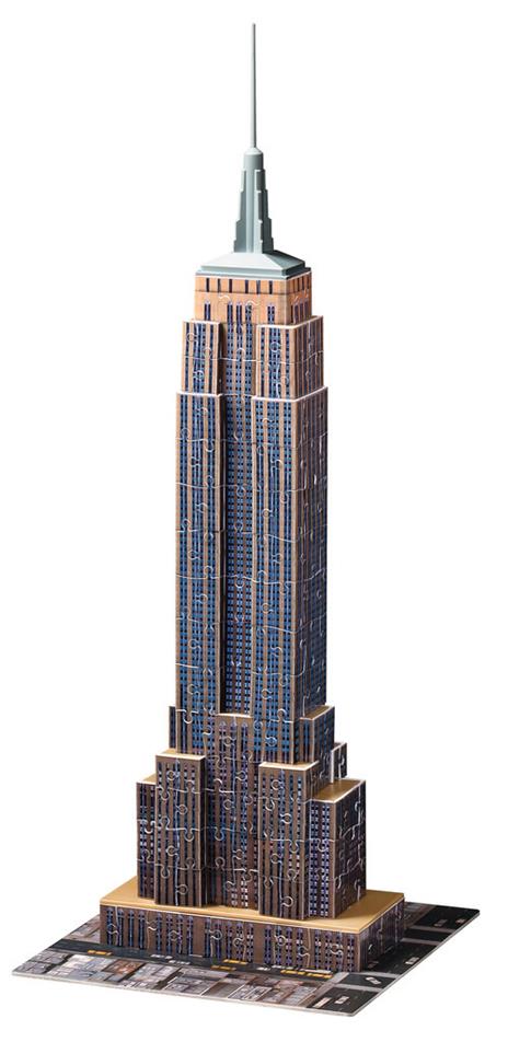 Ravensburger - 3D Puzzle Empire State Building, New York, 216 Pezzi, 8+ Anni - 4