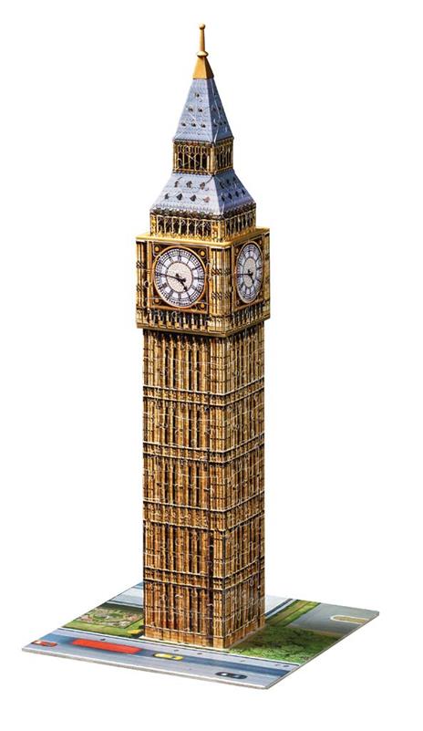 Ravensburger - 3D Puzzle Big Ben, Londra, 216 Pezzi, 8+ Anni - 6