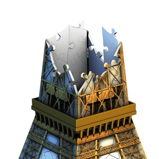 Ravensburger - 3D Puzzle Tour Eiffel, Parigi, 216 Pezzi, 8+ Anni - 7