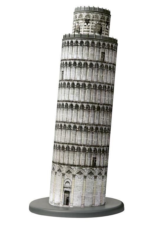Ravensburger - 3D Puzzle Torre Di Pisa, Italia, 216 Pezzi, 8+ Anni - 3
