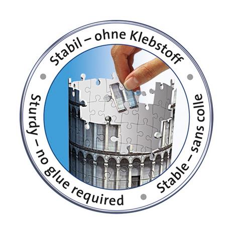 Ravensburger - 3D Puzzle Torre Di Pisa, Italia, 216 Pezzi, 8+ Anni - 11
