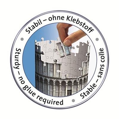 Ravensburger - 3D Puzzle Torre Di Pisa, Italia, 216 Pezzi, 8+ Anni - 12