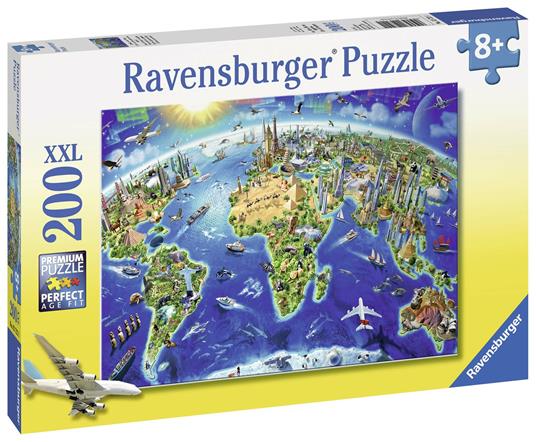 Ravensburger - Puzzle Vista dall'alto, 200 Pezzi XXL, Età Raccomandata 8+ Anni - 2