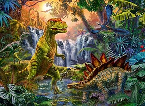 Ravensburger - Puzzle L'oasi dei dinosauri, 100 Pezzi XXL, Età Raccomandata 6+ Anni - 4