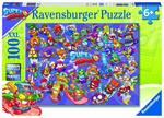 Ravensburger - Puzzle Super Zings, 100 Pezzi XXL, Età Raccomandata 6+ Anni