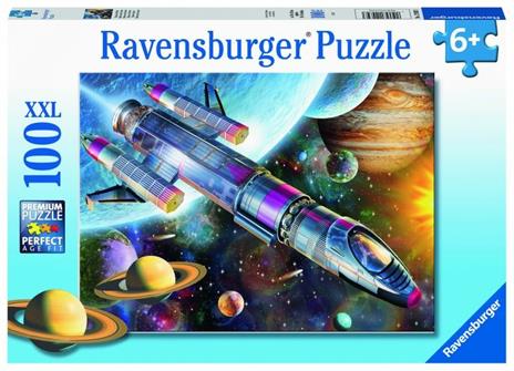 Ravensburger - Puzzle Missione nello spazio, 100 Pezzi XXL, Età Raccomandata 6+ Anni