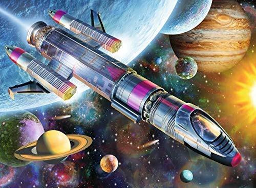 Ravensburger - Puzzle Missione nello spazio, 100 Pezzi XXL, Età Raccomandata 6+ Anni - 6