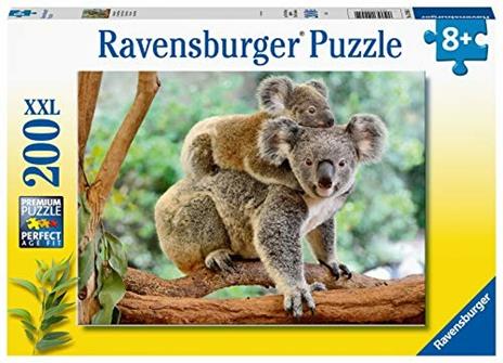 Ravensburger - Puzzle Amore di Koala, 200 Pezzi XXL, Età Raccomandata 8+ Anni - 2