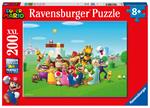 Ravensburger - Puzzle Super Mario, 200 Pezzi XXL, Età Raccomandata 8+ Anni