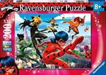 Ravensburger - Puzzle Miraculous, 200 Pezzi XXL, Età Raccomandata 8+ Anni