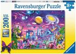 Ravensburger - Puzzle Città cosmica, 200 Pezzi XXL, Età Raccomandata 8+ Anni