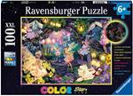 Ravensburger - Puzzle Il bosco delle fate - Starline, 100 Pezzi XXL, Età Raccomandata 6+ Anni