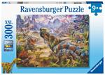 Ravensburger - Puzzle Giganteschi dinosauri, 300 Pezzi XXL, Età Raccomandata 9+ Anni