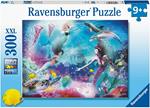 Ravensburger - Puzzle Nel regno delle sirene, 300 Pezzi XXL, Età Raccomandata 9+ Anni