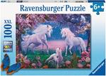 Ravensburger - Puzzle Unicorni incantati, 100 Pezzi XXL, Età Raccomandata 6+ Anni