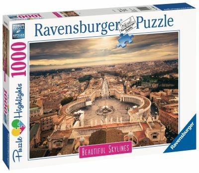 Ravensburger - Puzzle Rome, Collezione Beautiful Skylines, 1000 Pezzi, Puzzle Adulti - 3