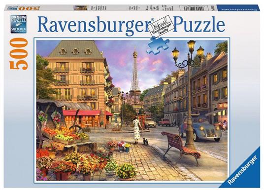 Ravensburger - Puzzle Passeggiata Serale, 500 Pezzi, Puzzle Adulti