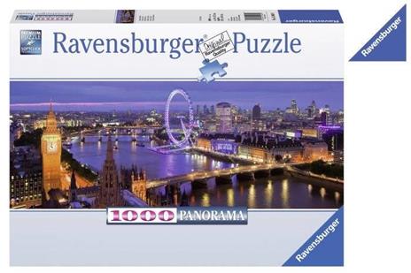 Ravensburger - Puzzle Londra di notte, Collezione Panorama, 1000 Pezzi, Puzzle Adulti