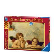Ravensburger - Puzzle Raffaello: Cherubini, Art Collection, 1000 Pezzi, Puzzle Adulti