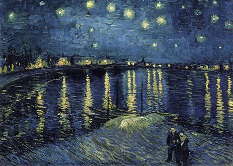 Ravensburger - Puzzle Van Gogh: Notte Stellata, Art Collection, 1000 Pezzi, Puzzle Adulti - 3