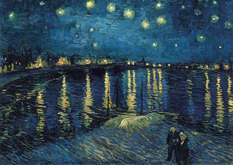 Ravensburger - Puzzle Van Gogh: Notte Stellata, Art Collection, 1000 Pezzi, Puzzle Adulti - 4