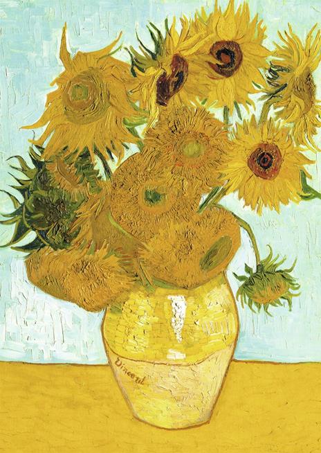 Ravensburger - Puzzle Van Gogh: Vaso di girasoli, Art Collection, 1000 Pezzi, Puzzle Adulti - 3