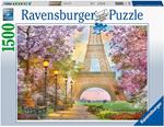 Ravensburger - Puzzle Amore a Parigi, 1500 Pezzi, Puzzle Adulti