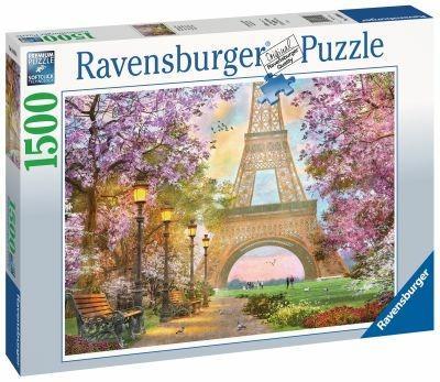 Ravensburger - Puzzle Amore a Parigi, 1500 Pezzi, Puzzle Adulti - 3