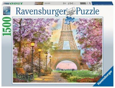 Ravensburger - Puzzle Amore a Parigi, 1500 Pezzi, Puzzle Adulti - 4