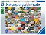 Ravensburger - Puzzle 99 biciclette e altro ..., 1500 Pezzi, Puzzle Adulti