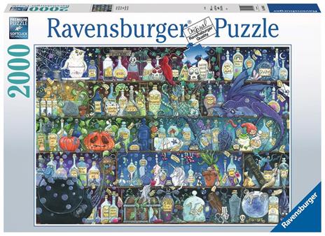 Ravensburger - Puzzle Veleni e pozioni, 2000 Pezzi, Puzzle Adulti