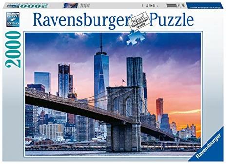 Ravensburger - Puzzle Da Brooklyn a Manhattan, 2000 Pezzi, Puzzle Adulti - 7