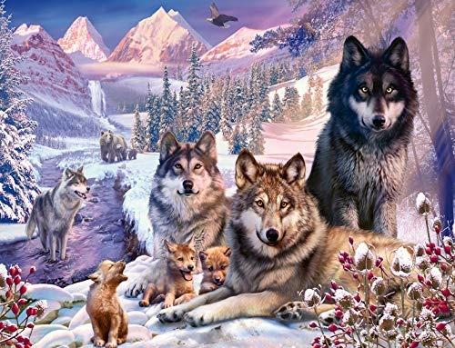 Ravensburger - Puzzle Lupi nella neve, 2000 Pezzi, Puzzle Adulti - 3