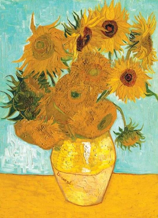 Ravensburger - Puzzle Van Gogh: Vaso di girasoli, Art Collection, 1500 Pezzi, Puzzle Adulti - 3