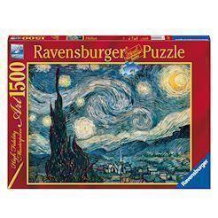 Ravensburger - Puzzle Van Gogh: Notte stellata, Art Collection, 1500 Pezzi, Puzzle Adulti - 5
