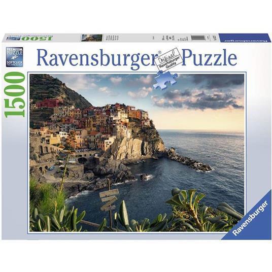 Ravensburger - Puzzle Vista delle Cinque Terre, 1500 Pezzi, Puzzle Adulti -  Ravensburger - Puzzle 1500 pz - Puzzle da 1000 a 3000 pezzi - Giocattoli
