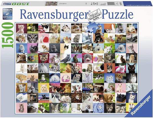 Puzzle 1500 pezzi 99 Gatti (16235) - 2