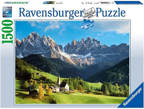 Ravensburger - Puzzle Veduta delle Dolomiti, 1500 Pezzi, Puzzle Adulti - 2