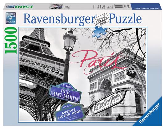 A Parigi Puzzle 1500 pezzi Ravensburger (16296) - 4