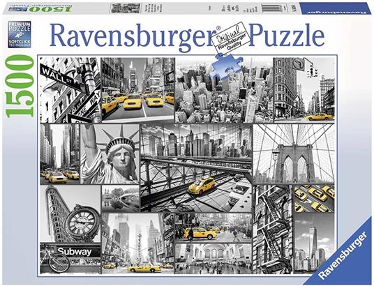 Puzzle 1500 pezzi Macchie di colore a New York (16354) - 3
