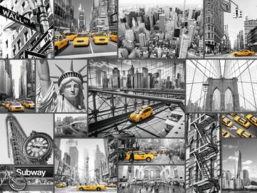 Puzzle 1500 pezzi Macchie di colore a New York (16354) - 12