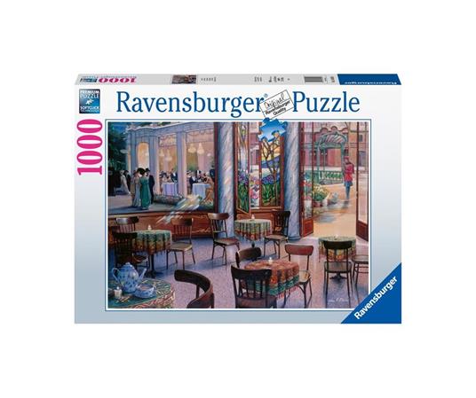 Ravensburger Puzzle Pausa Caffè Puzzle 1000 pz Fantasy, Puzzle per Adulti
