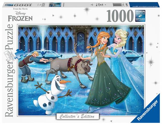 Ravensburger - Puzzle Frozen, Collezione Disney Collector's Edition, 1000 Pezzi, Puzzle Adulti