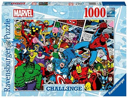 Ravensburger - Puzzle Marvel, Collezione Challenge, 1000 Pezzi, Puzzle Adulti