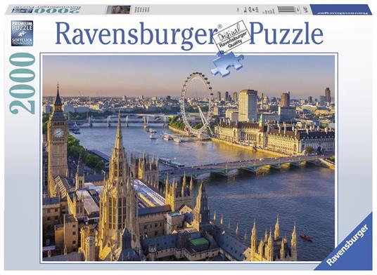 Ravensburger - Puzzle Atmosfera londinese, 2000 Pezzi, Puzzle Adulti - 18