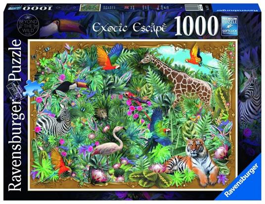 Ravensburger - Puzzle Fuga esotica, 1000 Pezzi, Puzzle Adulti